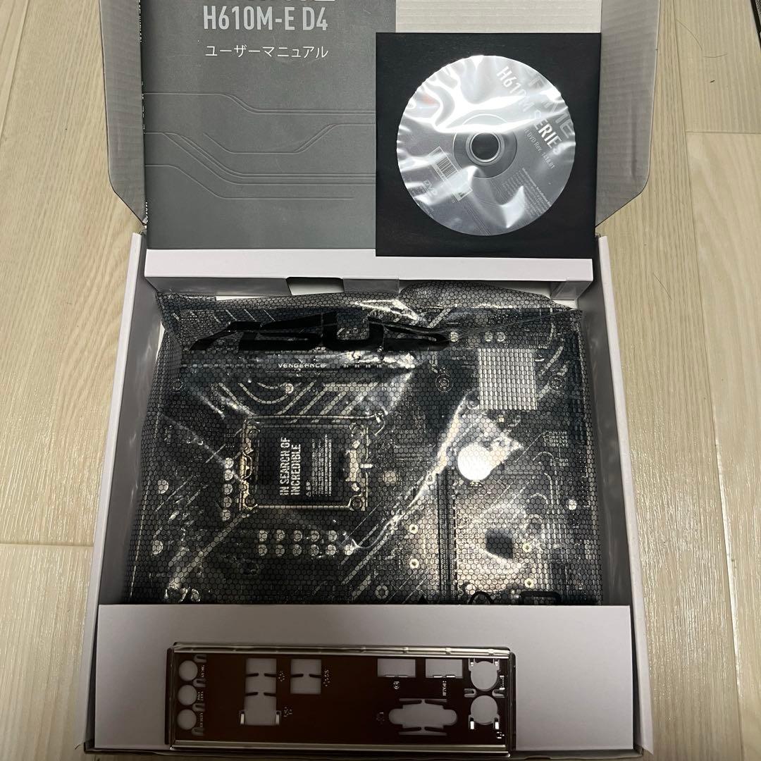 Asus H610M-E D4と16GBメモリーセット