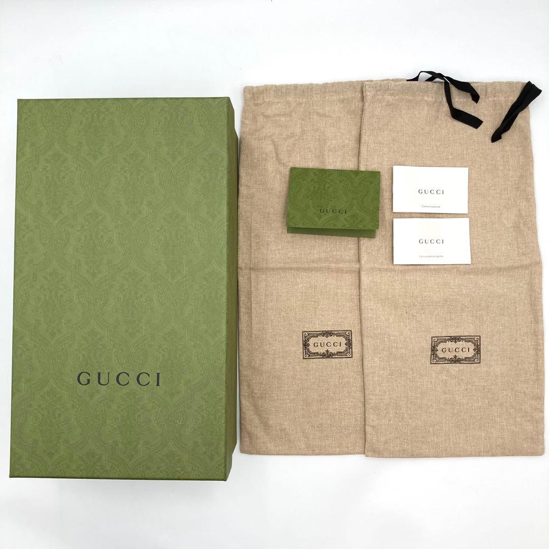 Sony Croket✨GUCCI サンダル シューズ 茶 メタルロゴ 9