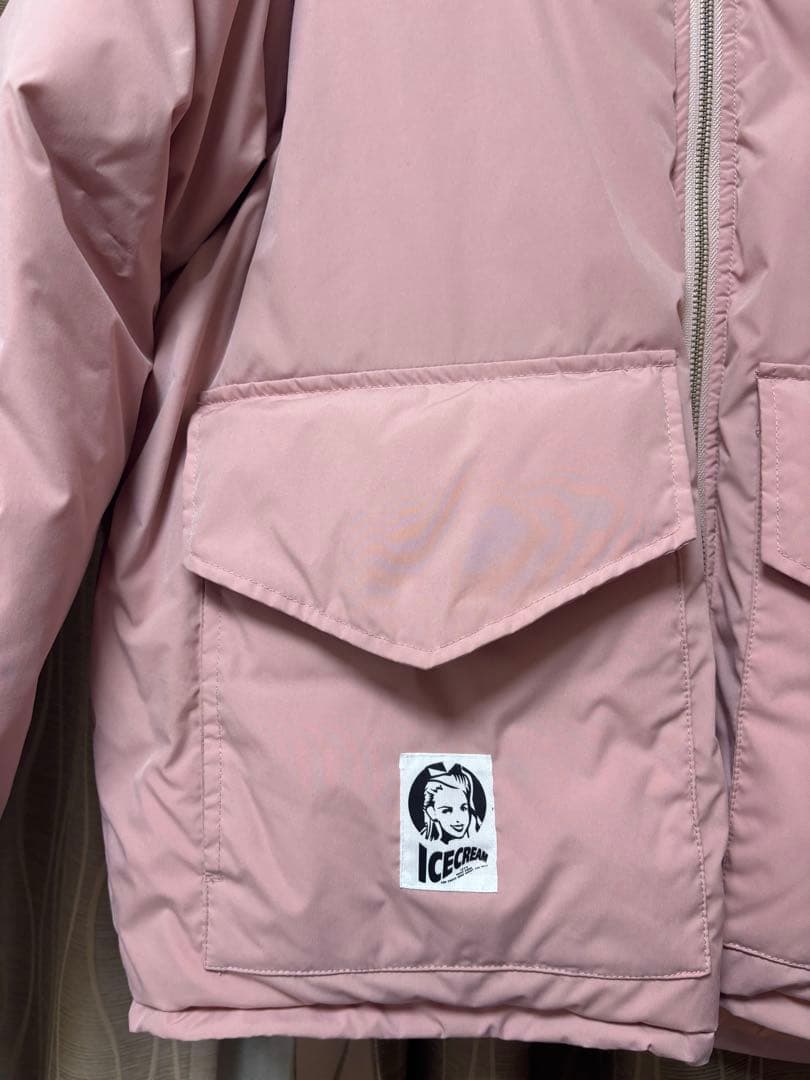 ICE CREAM ダウンジャケット ピンク
