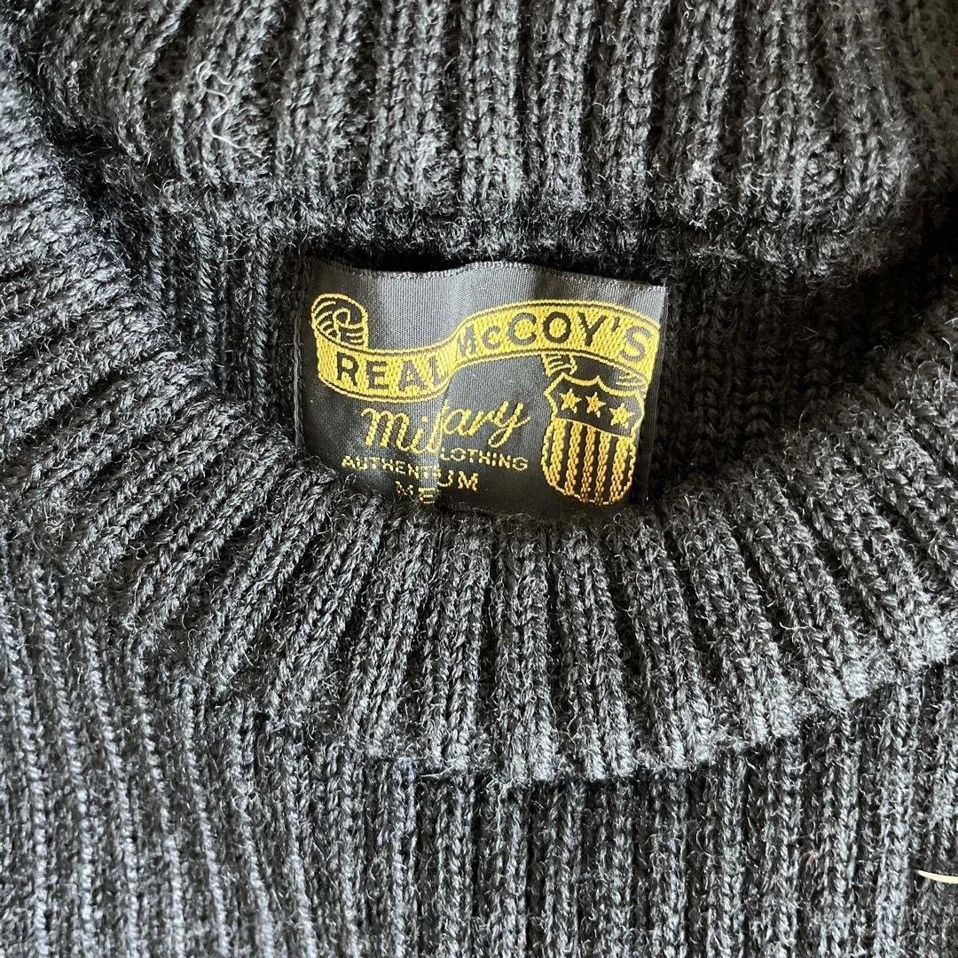 The REAL McCOY'S ブラックセーター M 新品タグ付き
