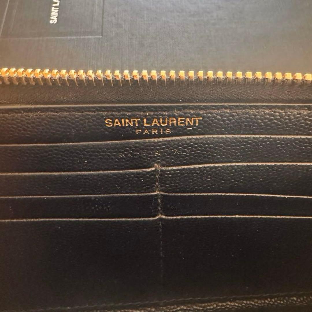 【SAINT LAURENT 】イヴサンローラン フルジップウォレット 長財布