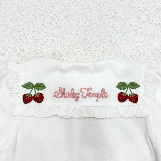 MIKE様☆シャーリーテンプル・セーラーカラーいちごブラウス・120・