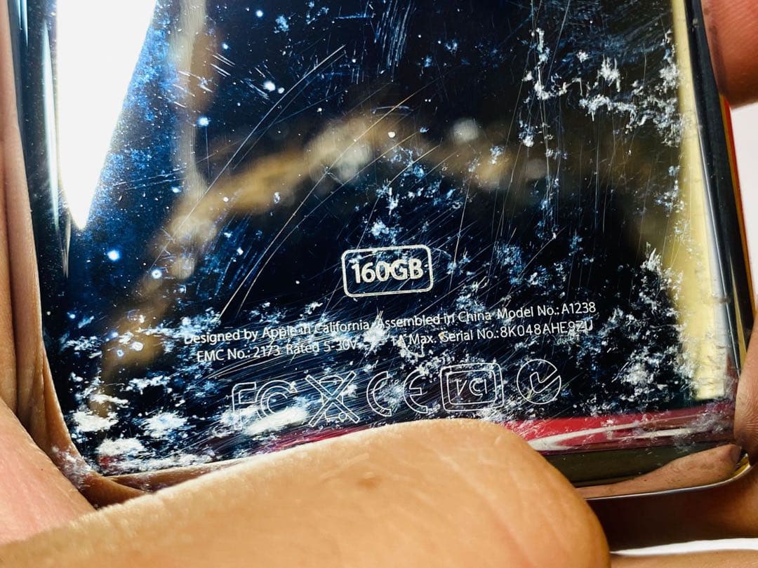 Apple iPod 160gb デジタルオーディオプレーヤー 青