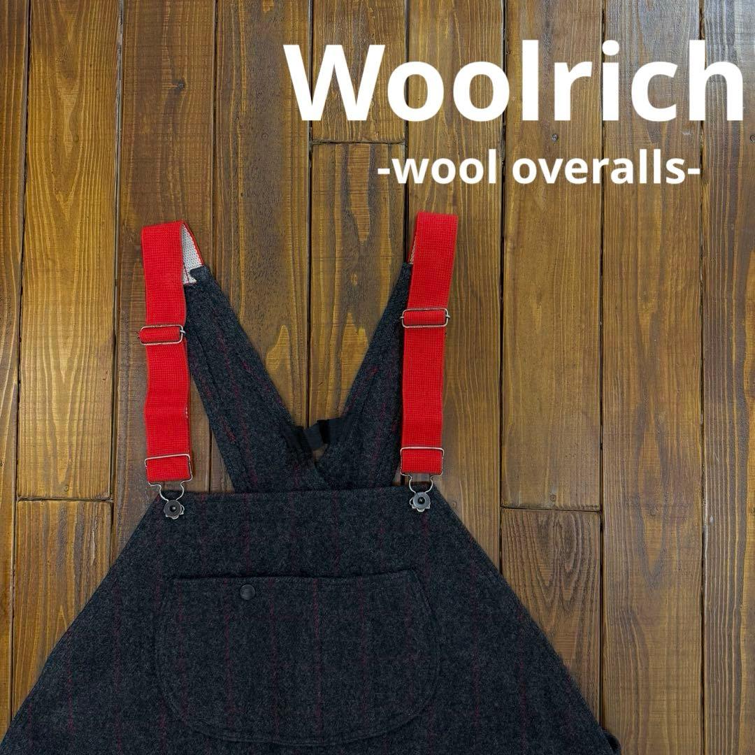 USA製‼︎【Woolrich ウールリッチ】ウールオーバーオール XL