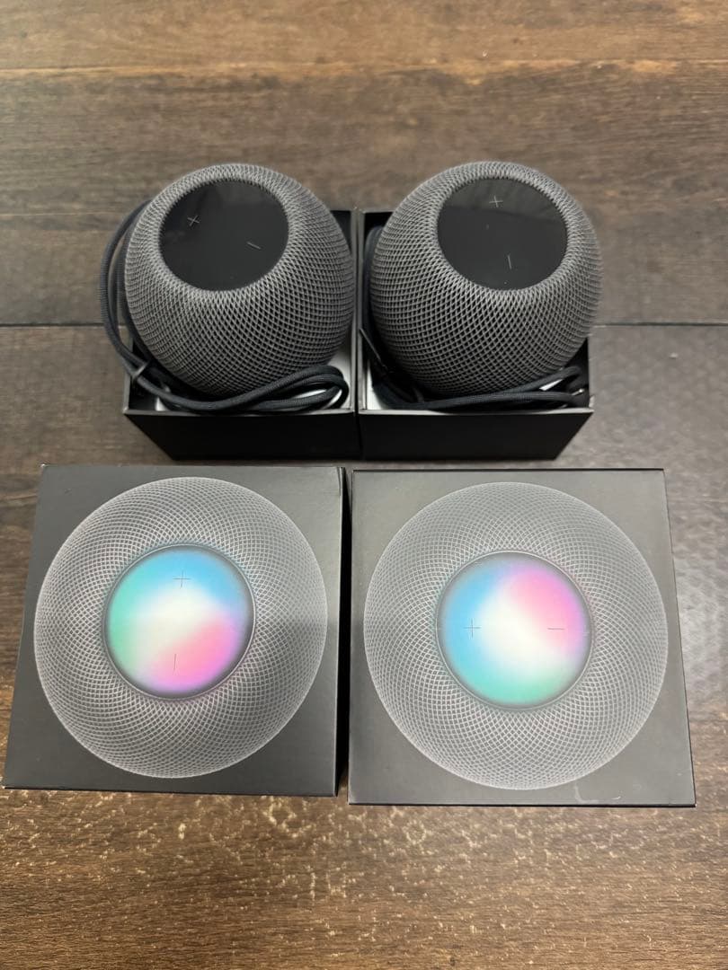 【2個セット！】pod mini スピーカー スペースグレー Apple