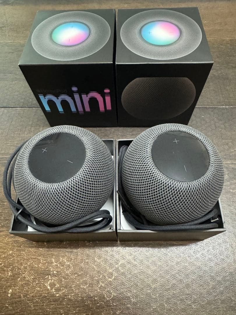 【2個セット！】pod mini スピーカー スペースグレー Apple