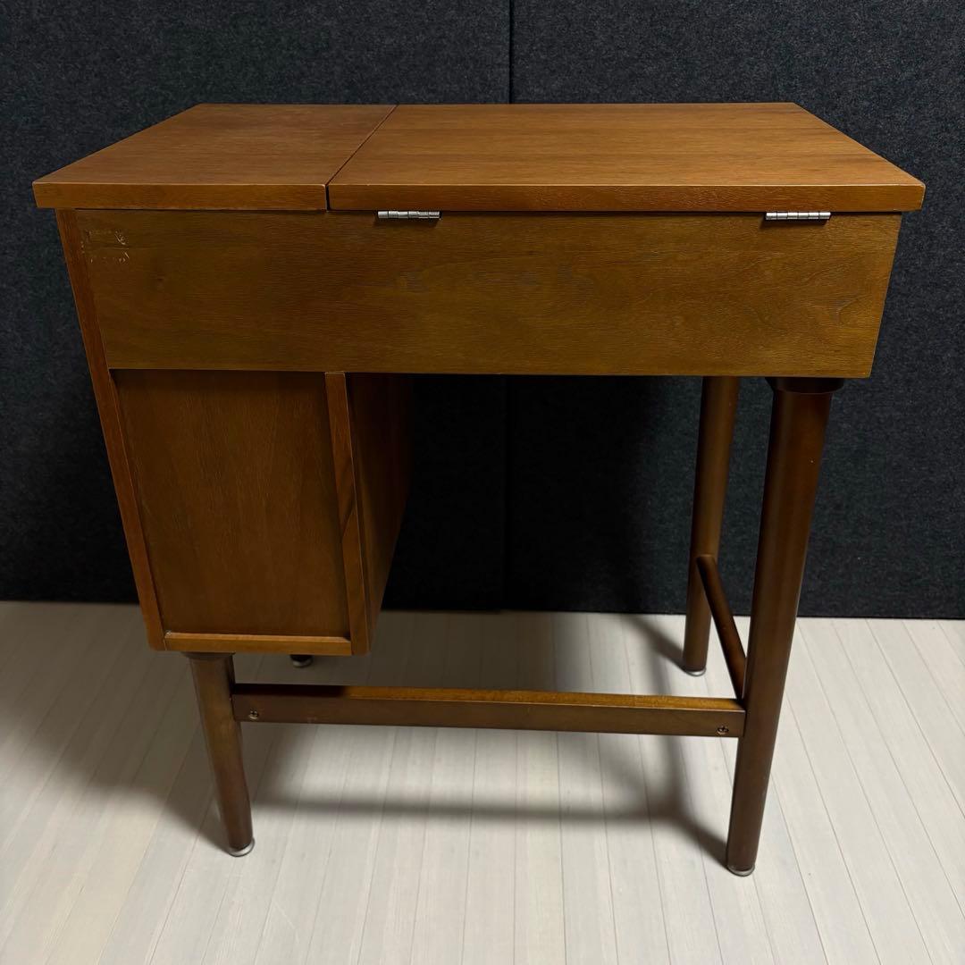 emo エモ ドレッサー 鏡台 スツール 丸椅子 化粧台 コンパクト　天然木