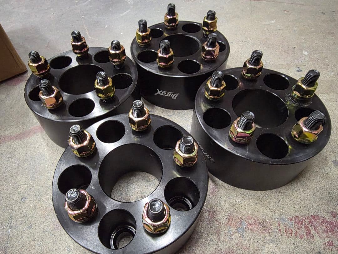 ワイトレ PCD100 5H M12XP1.5 厚さ60mm ４個