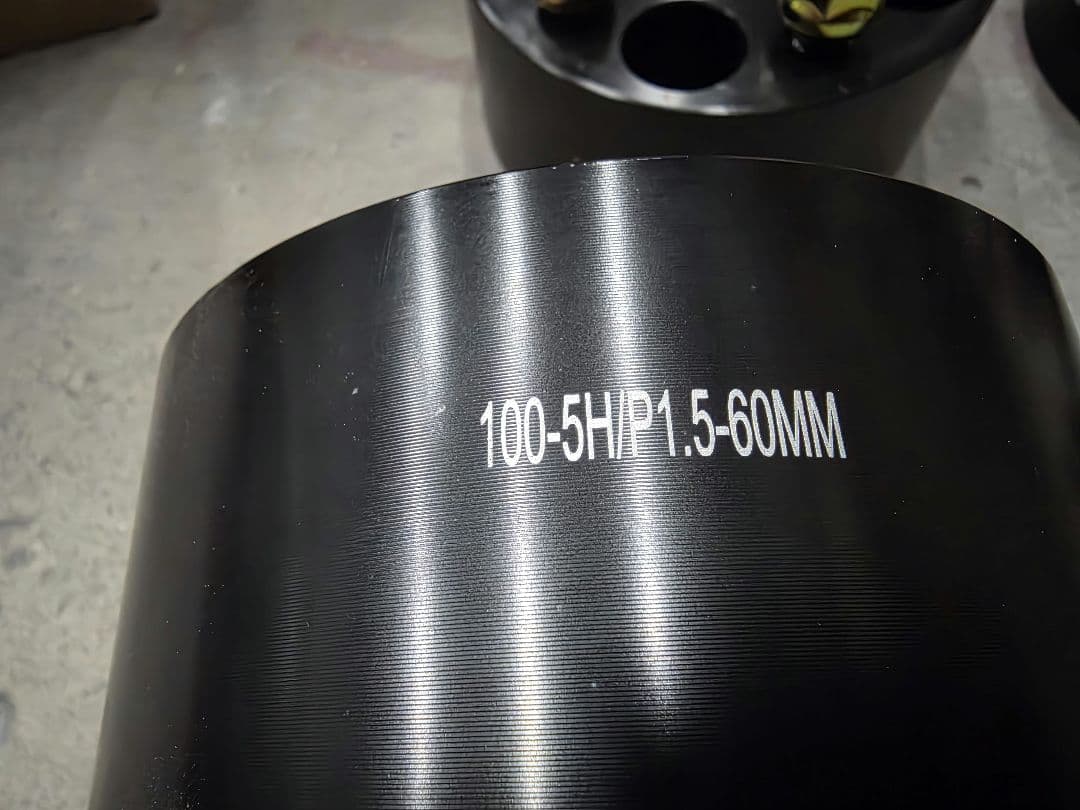 ワイトレ PCD100 5H M12XP1.5 厚さ60mm ４個