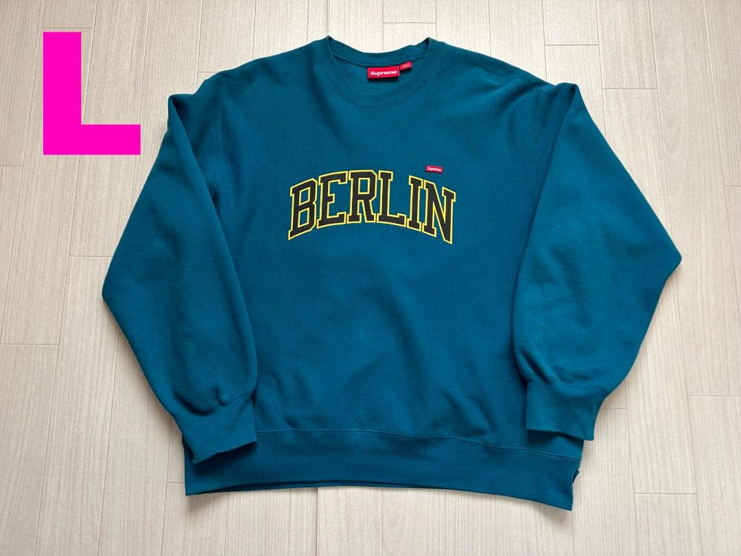 トップス Supreme Berlin Shop Small Box Crewneck L