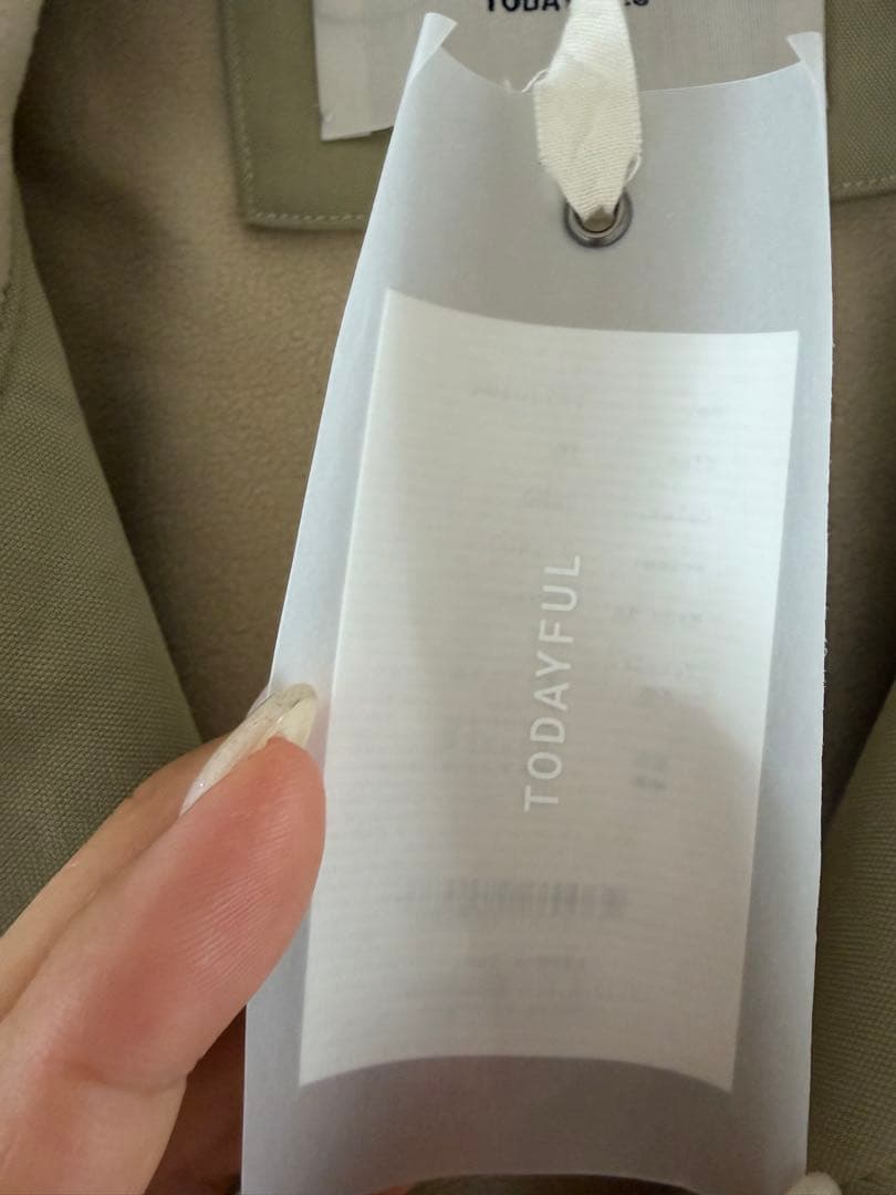 新品未使用TODAYFUL Standcollar Warm Blouzon