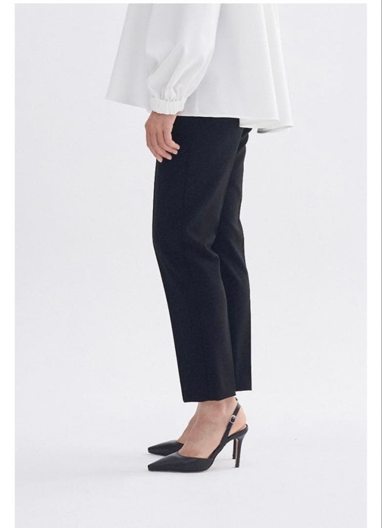 美品⭐︎yori セレモニーピンタックパンツ➕　ブラック　サイズ36