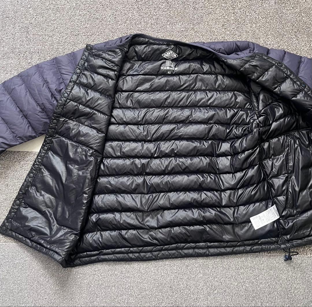 DANTON ダントン ダウンジャケット　ネイビー40 (Lサイズ相当)