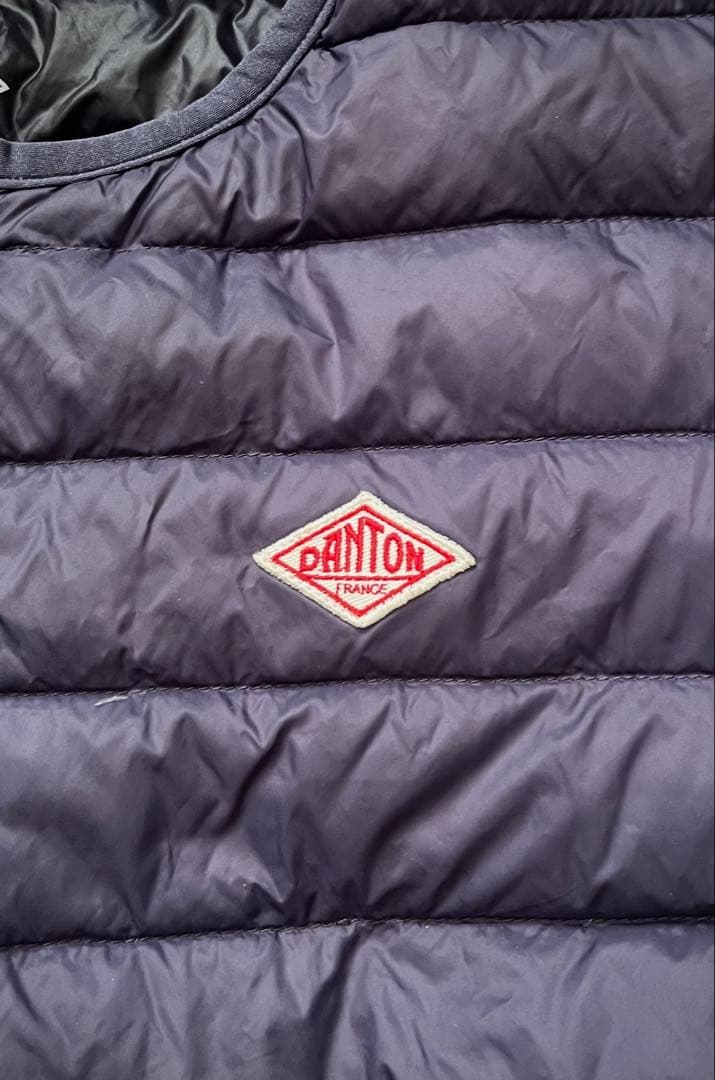 DANTON ダントン ダウンジャケット　ネイビー40 (Lサイズ相当)