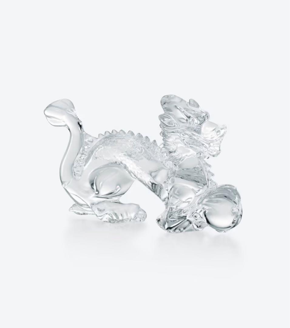 (美品)バカラ ドラゴンクリア干支 オブジェ クリスタル