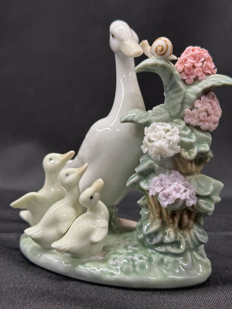 【美品】LLADRO リヤドロ　1439 カタツムリ　アヒル　フィギュリン