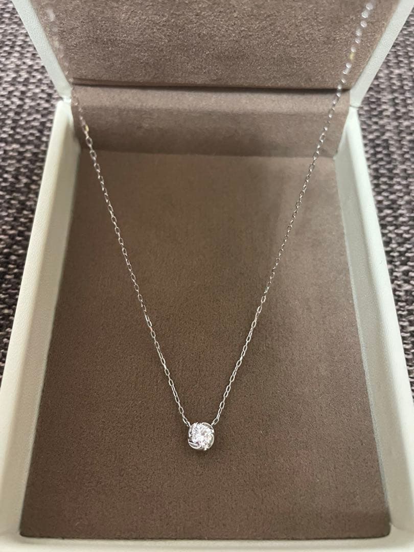 OREFICE オレフィーチェPt 0.2ctラウラ　ダイヤモンドネックレス