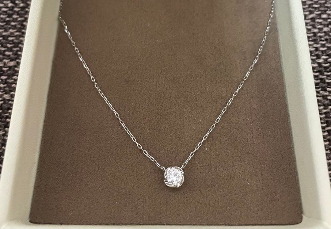 OREFICE オレフィーチェPt 0.2ctラウラ　ダイヤモンドネックレス