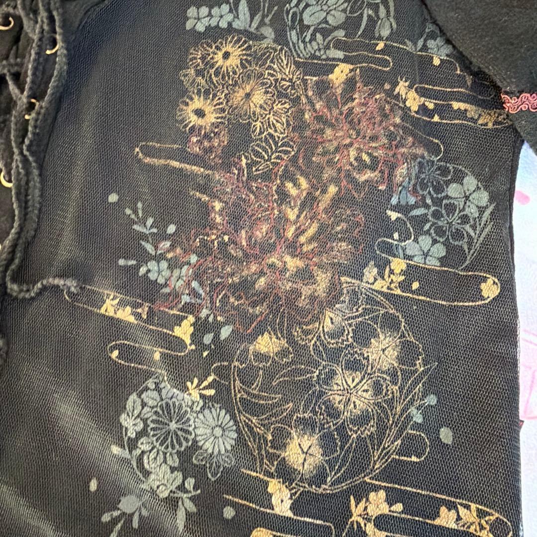 オッズオン　Ozz On 編み上げ着物風和風セーター　カットソー　新品