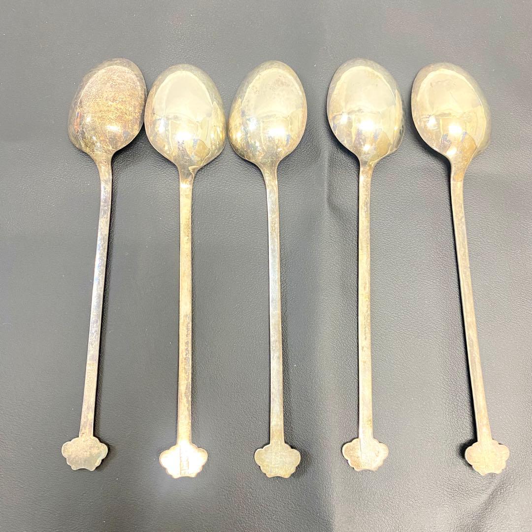 E11 慶雲上 昌丑 銀スプーン シルバー アンティーク 銀製 19.5cm