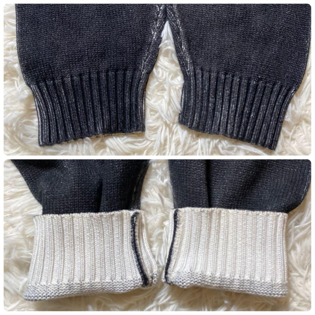 トップス Supreme Printed Washed Sweater Black XL