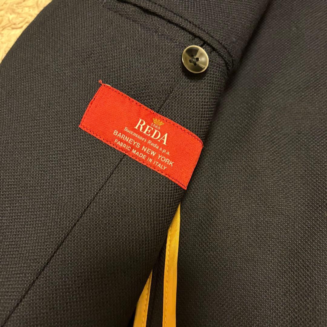 バーニーズニューヨーク テーラードジャケット アンコンジャケット REDA 紺色