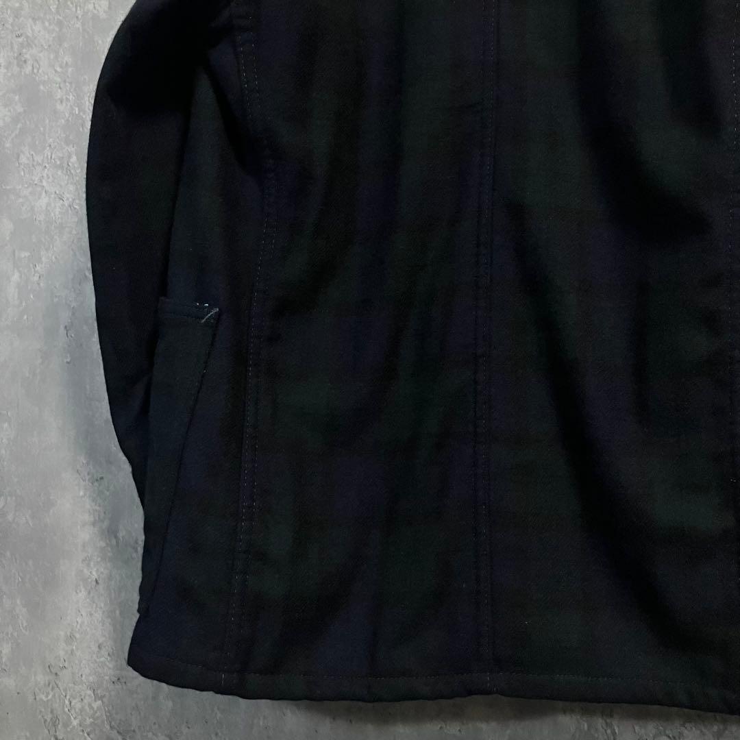 POST O’ALLSカバーオールE-Z RIDERブラックウォッチUSA製S