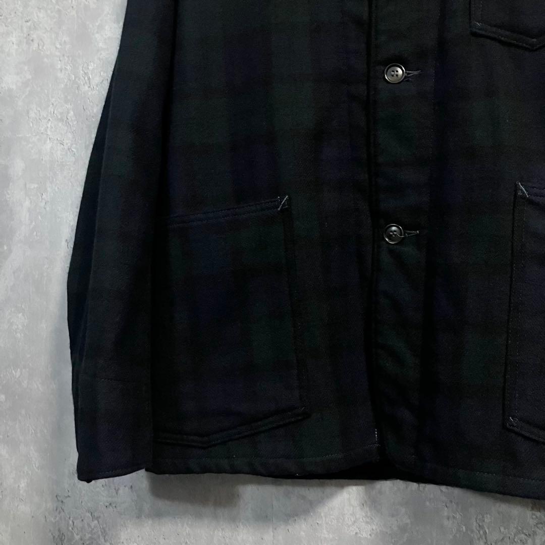 POST O’ALLSカバーオールE-Z RIDERブラックウォッチUSA製S