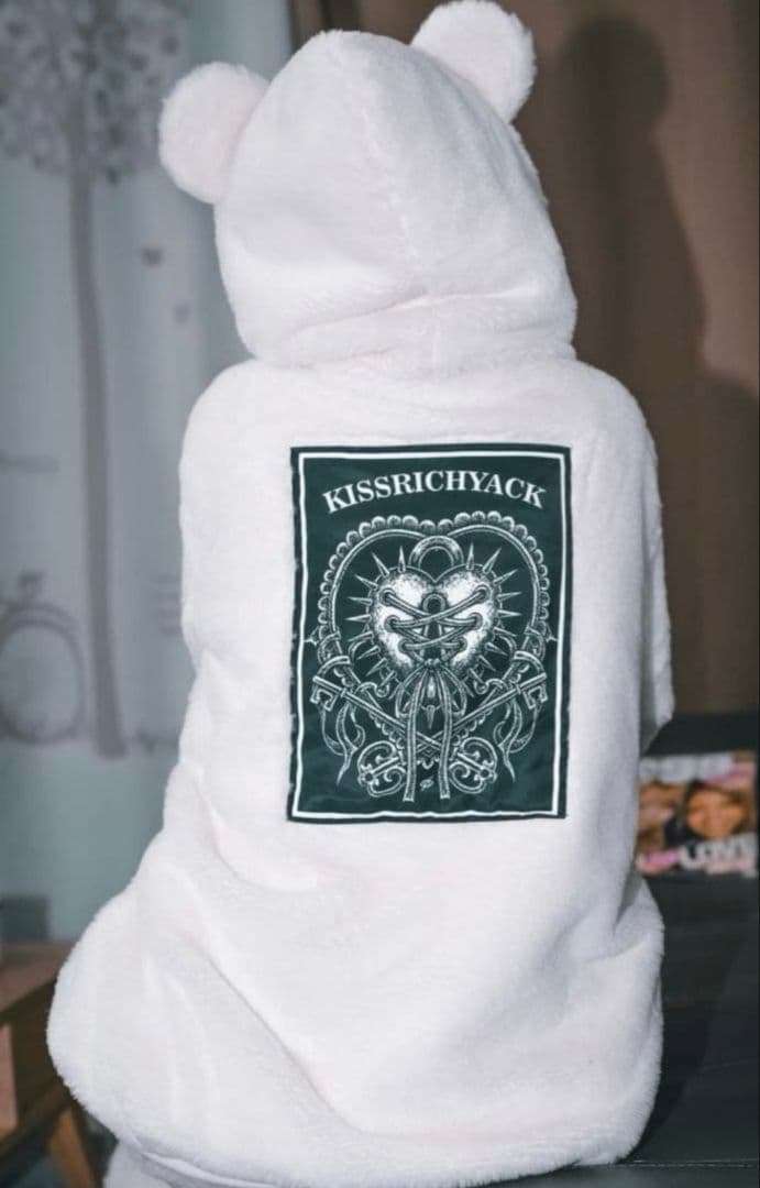 新品♥未開封KRYCLOTHING 耳付きフード パーカー ホワイト♥ラス1