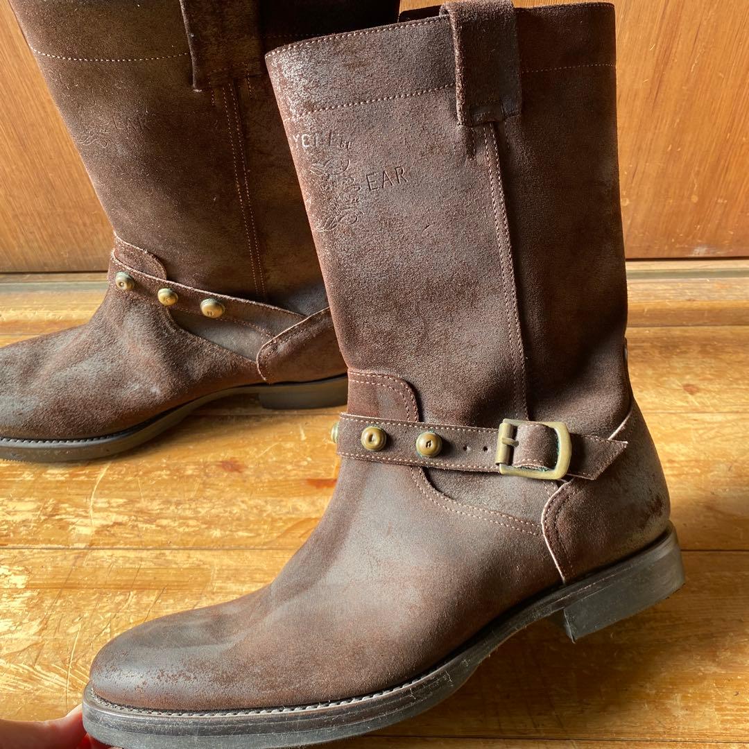 MAデッドストック未使用イタリア製レザースタッズPaul Smithエンジ