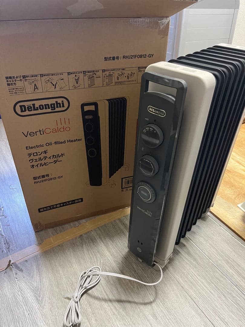 DeLonghi オイルヒーター RHJ21F0812-GY