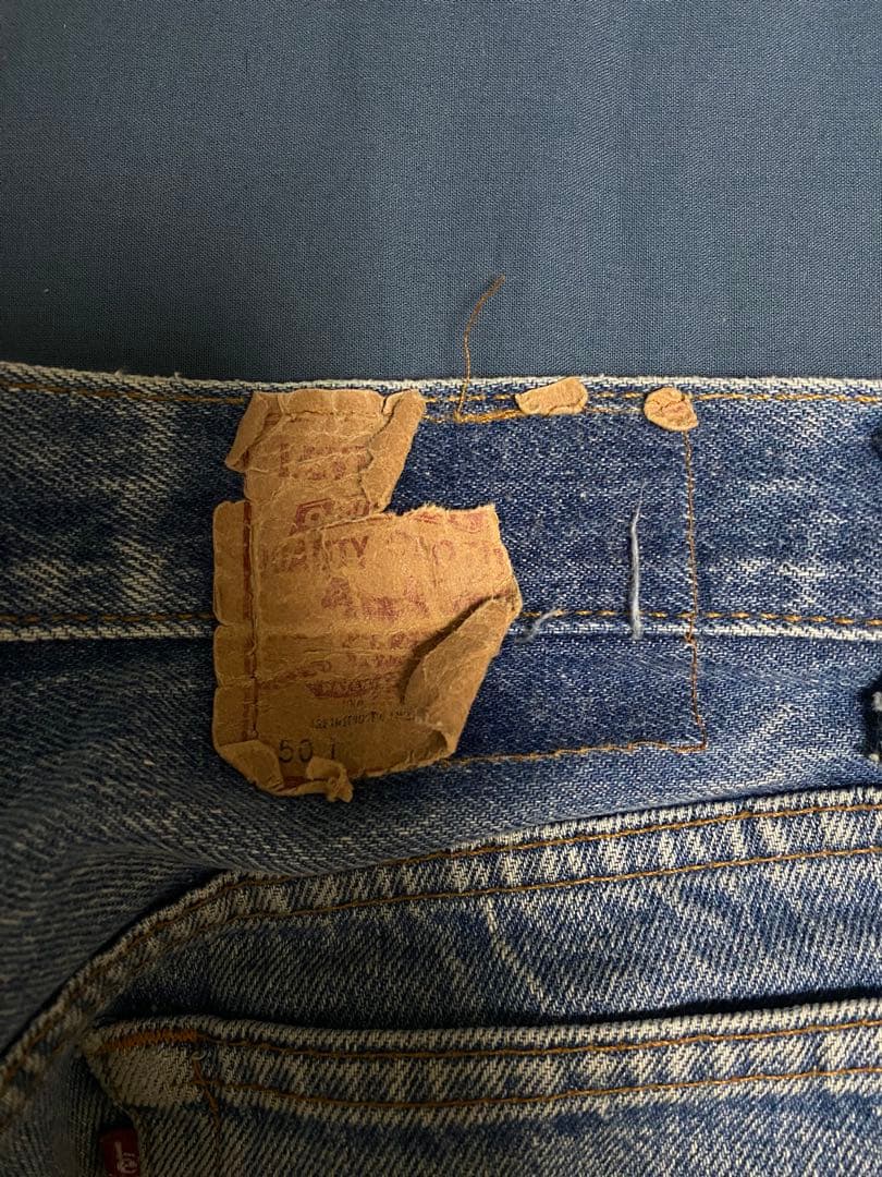 80s リーバイス USA製 501 グッドフェード 縦落ち W30 L32