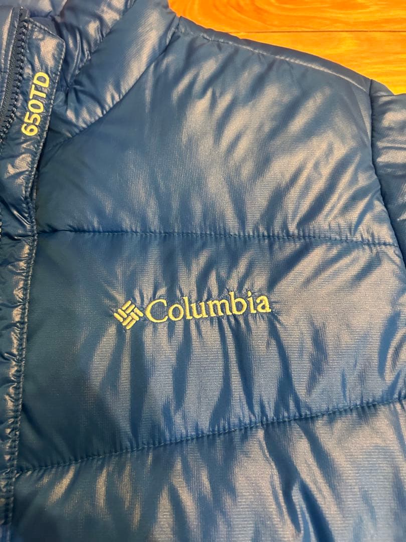 【美品】Columbia ジャケットセット 青/ネイビー 650TD アウトドア
