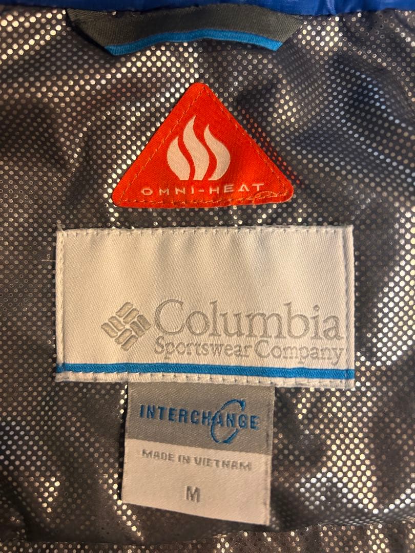 【美品】Columbia ジャケットセット 青/ネイビー 650TD アウトドア