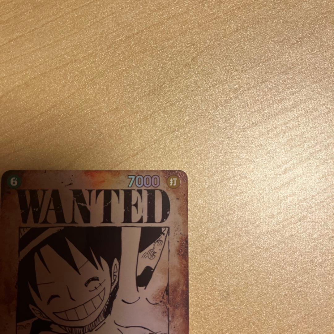 ワンピースカードゲーム　モンキー・D・ルフィ　SP SEC 手配書　1枚