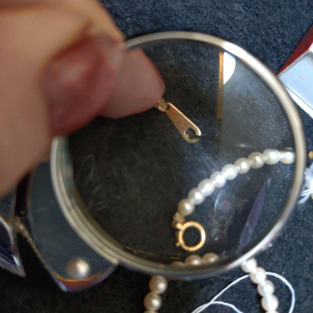 ホワイトパール ネックレス シンプルベビーパール