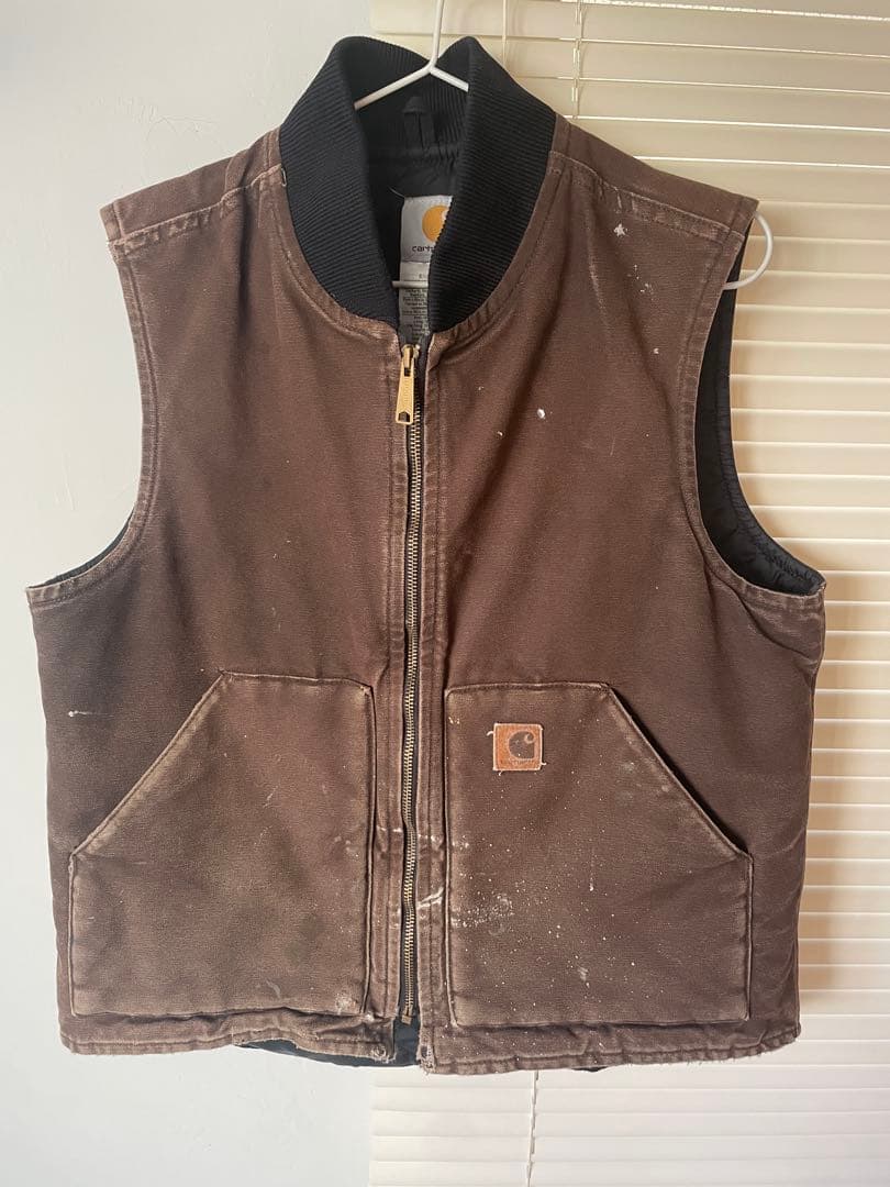 Carhartt ブラウン ベスト メキシコ製