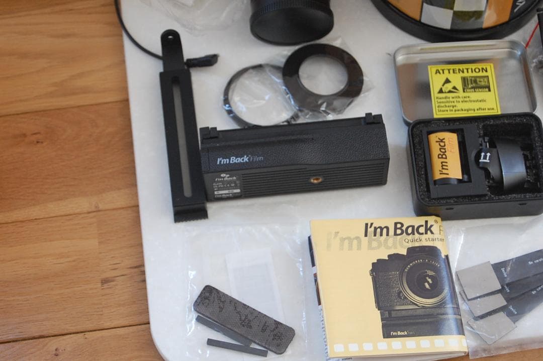 Im back film 数万円分のオプション付 アナログカメラをデジタルに変更