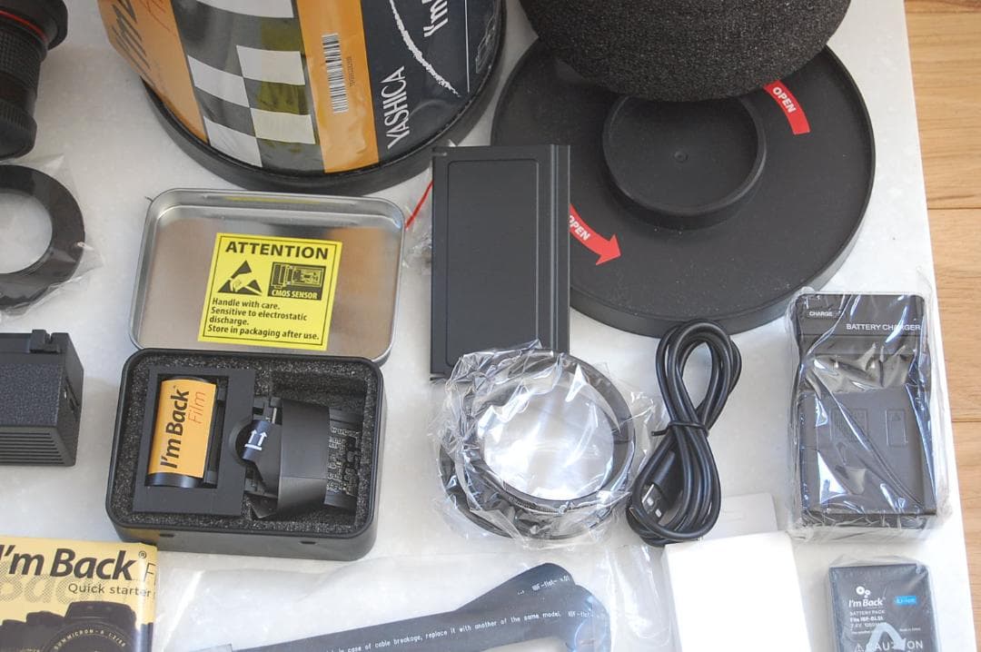 Im back film 数万円分のオプション付 アナログカメラをデジタルに変更