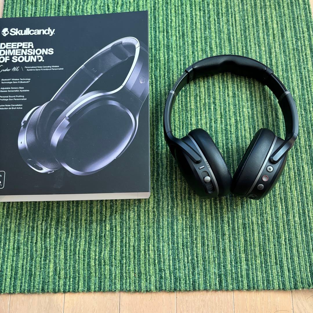 美品‼️即送‼️Skullcandy Crusher ANC ブラック