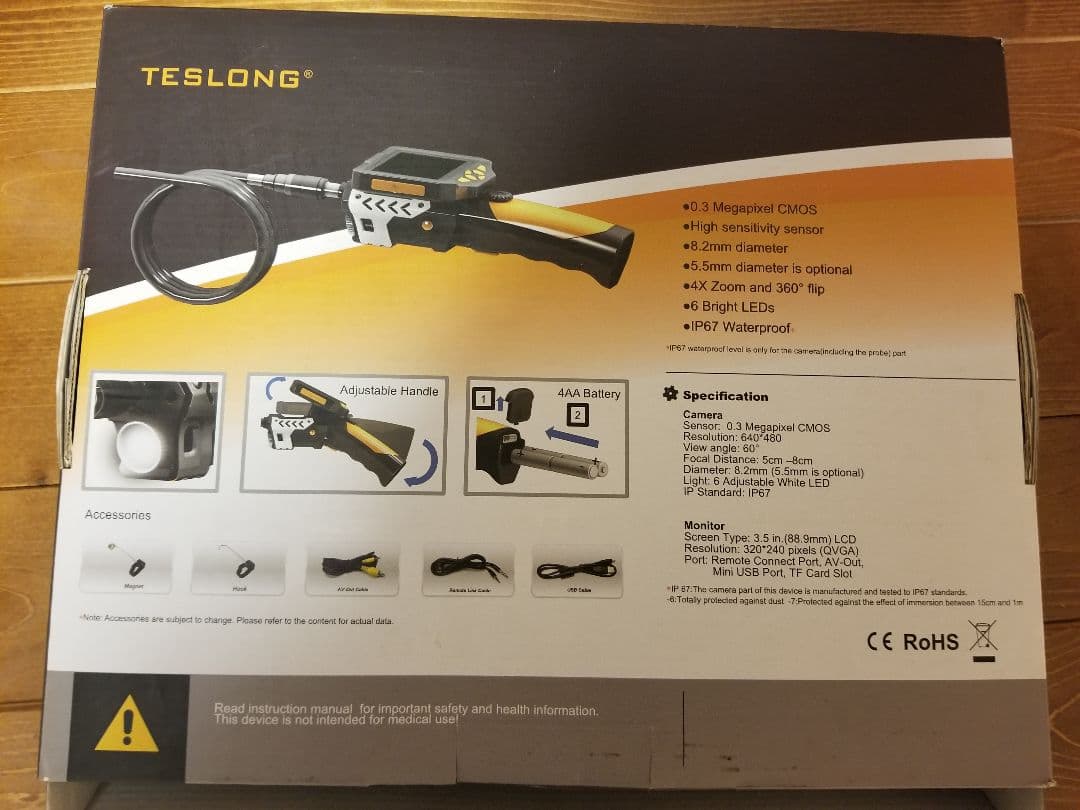 デジタル内視鏡　NTS200 　3.5インチ　5m