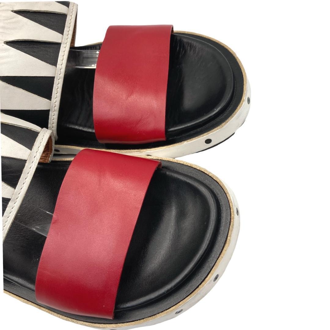【希少】　MARNI マルニ　レザー サンダル　サイズ43　28㎝　0413