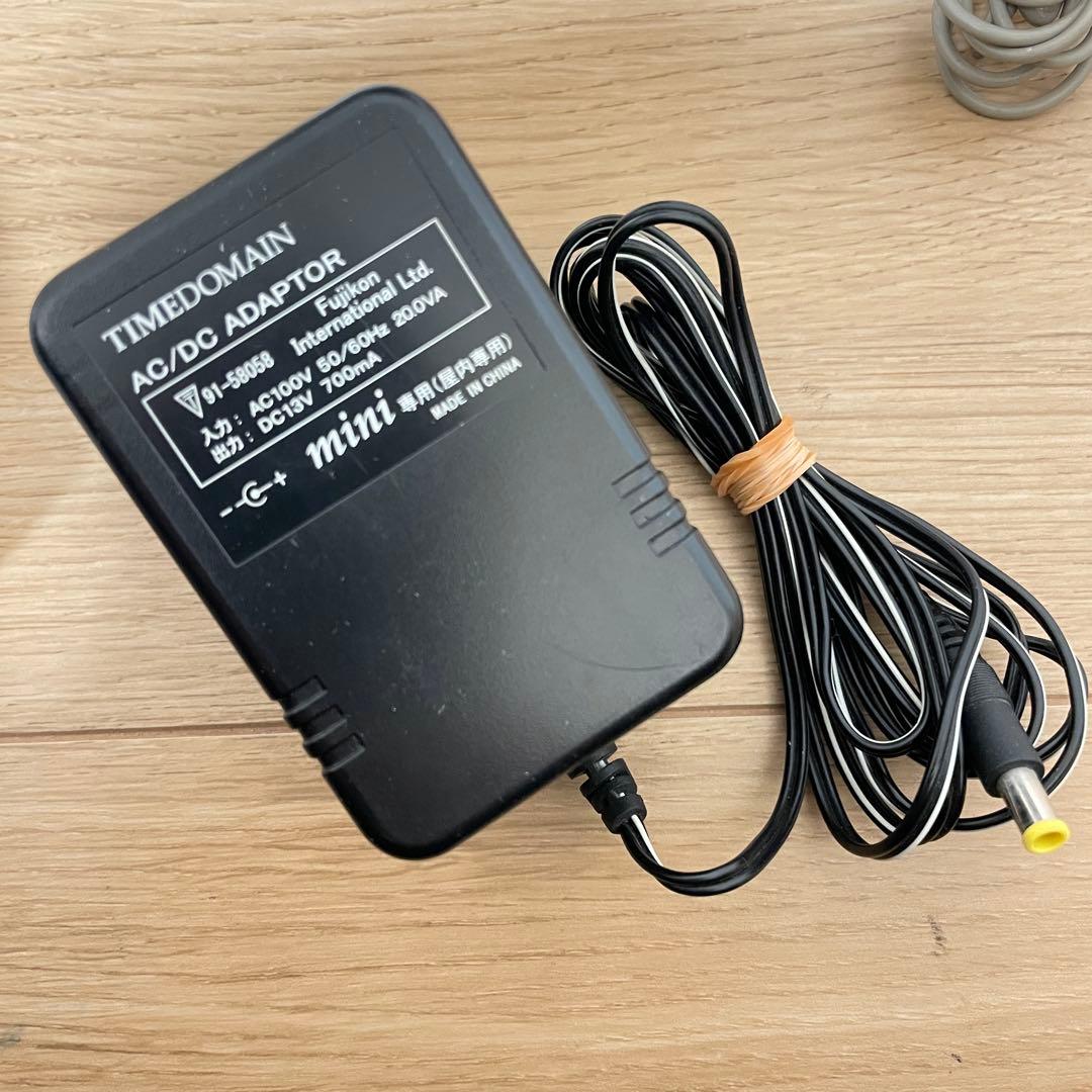 TIMEDOMAIN mini スピーカー シルバー アダプター付属