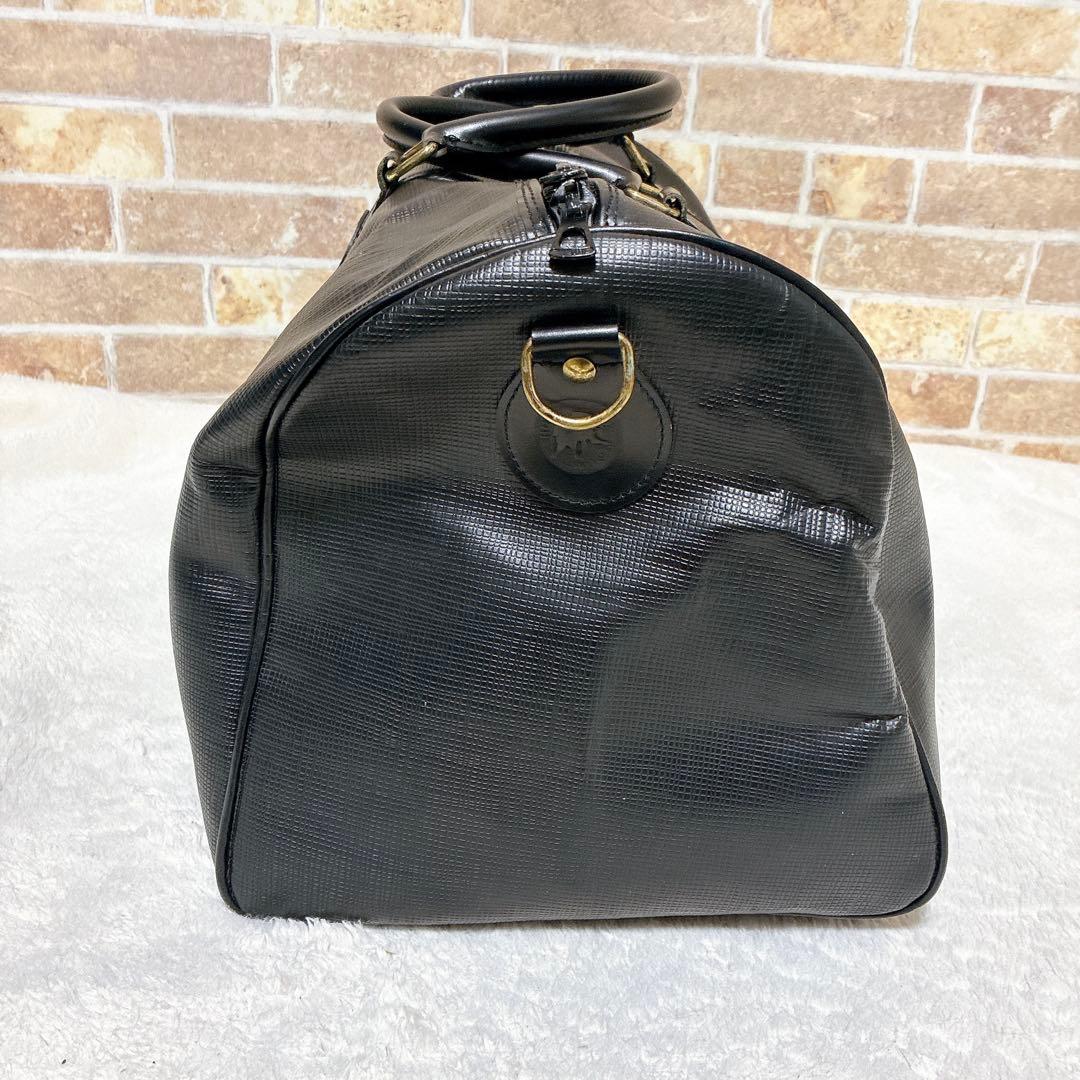 HUNTINGWORLD ハンティングワールド　ボストンバック　pvc ブラック