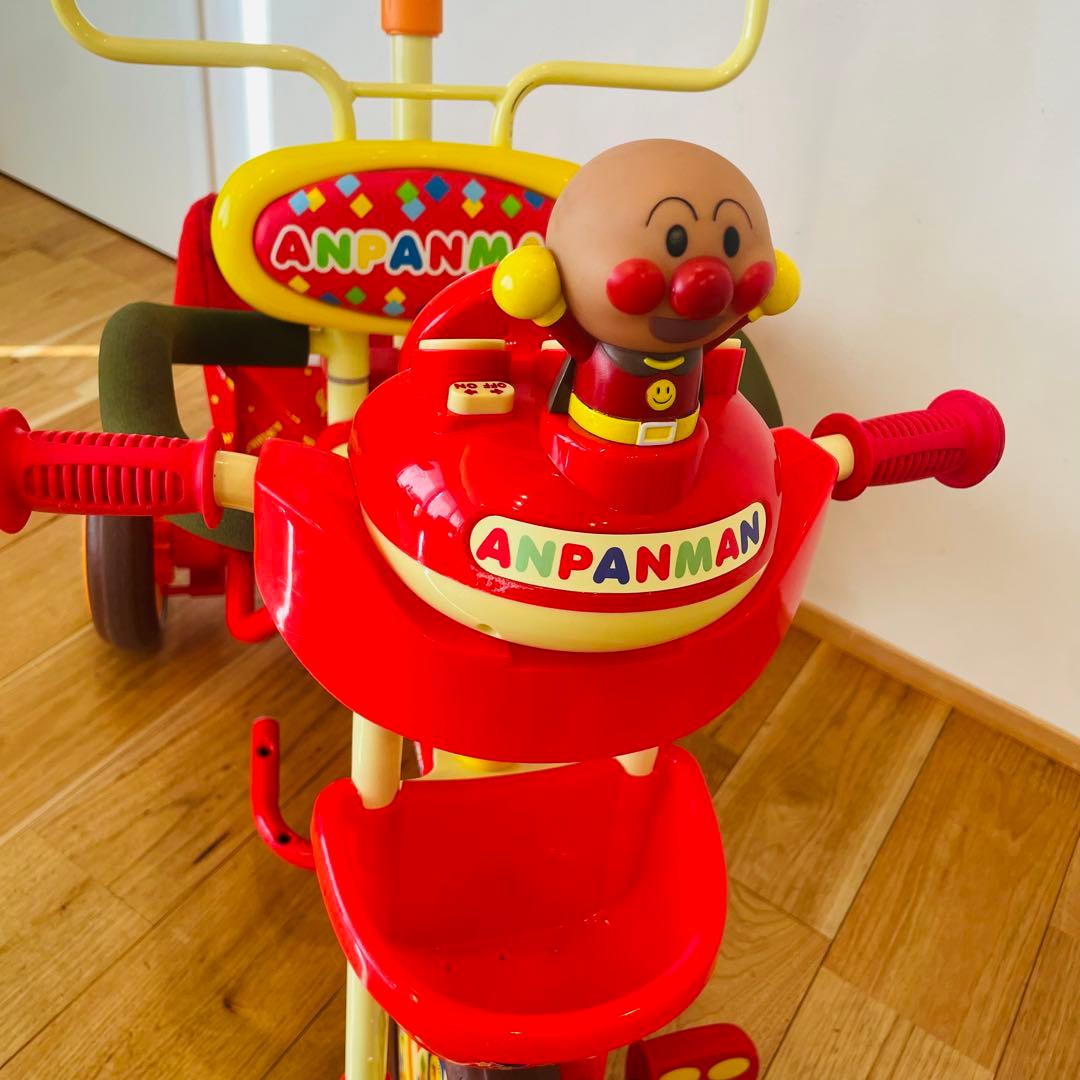 アンパンマン 三輪車 音声 おしゃべり アンパンマン バイキンマン キッズ 子供