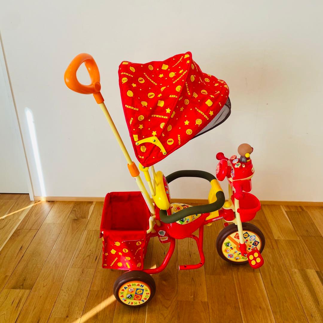 アンパンマン 三輪車 音声 おしゃべり アンパンマン バイキンマン キッズ 子供