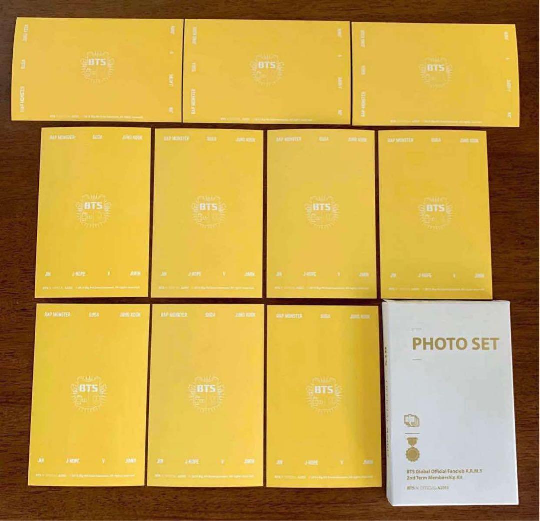 BTS 公式　グローバルファンクラブアーミー2期　特典　トレカ　10枚