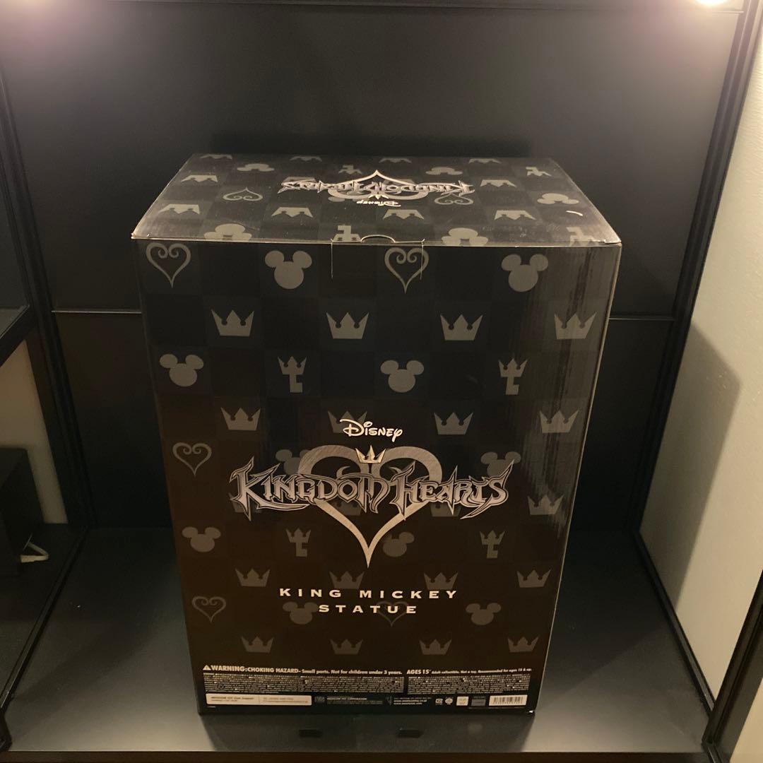 【極美品】キングミッキースタチュー　KING MICKEY 全高約35cm