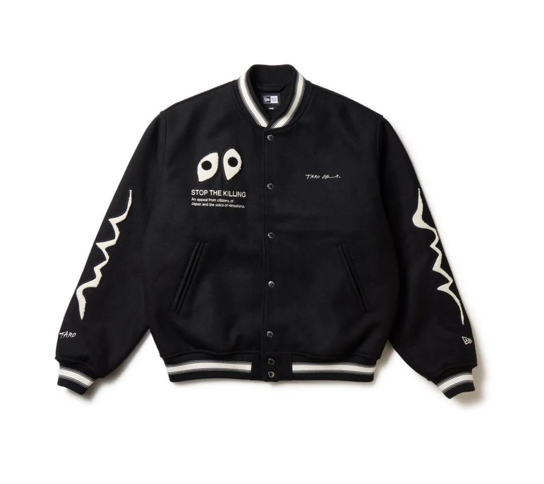 M*o様 NEW ERA メルトン ヴァーシティジャケット 岡本太郎 スタジャン