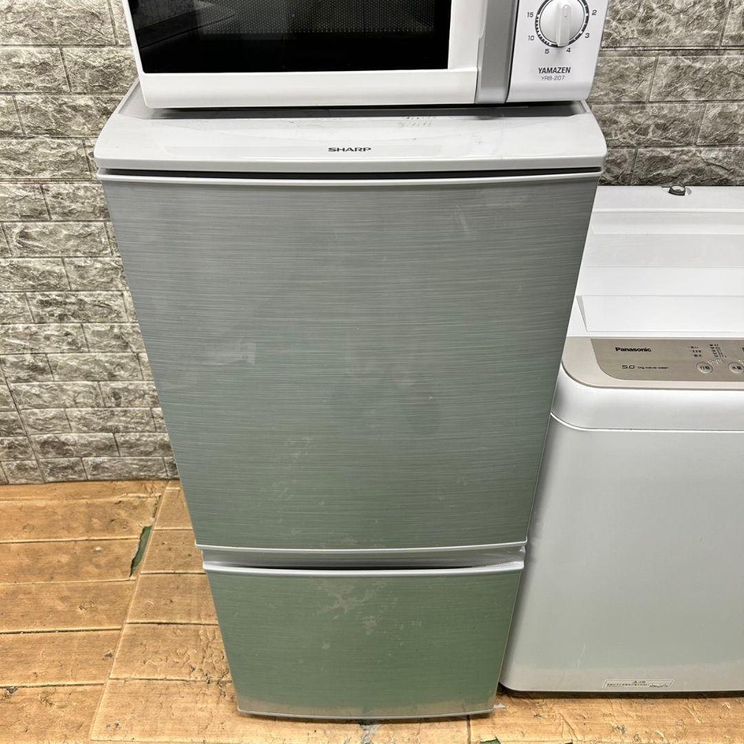148 SHARP　冷蔵庫　洗濯機　電子レンジ　小型　一人暮らし　美品セット